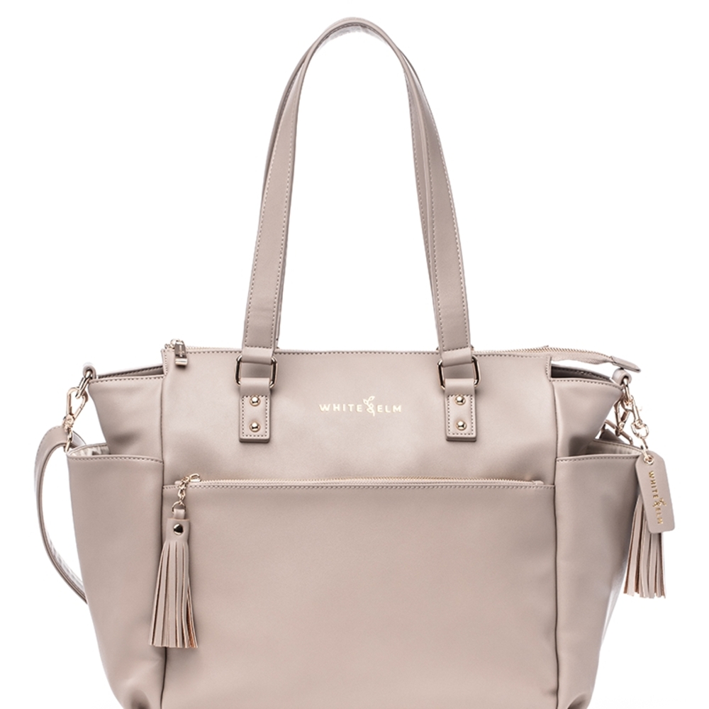 White Elm Women's Taupe Tote Bag